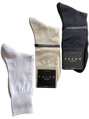 FALKE MENS TIAGO FIL D'ECOSSE SOCKS NEW LOT OF 3